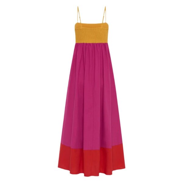 European And American Seaside Vacation Style Long Dress Temperament Camisole Dress - Image 2